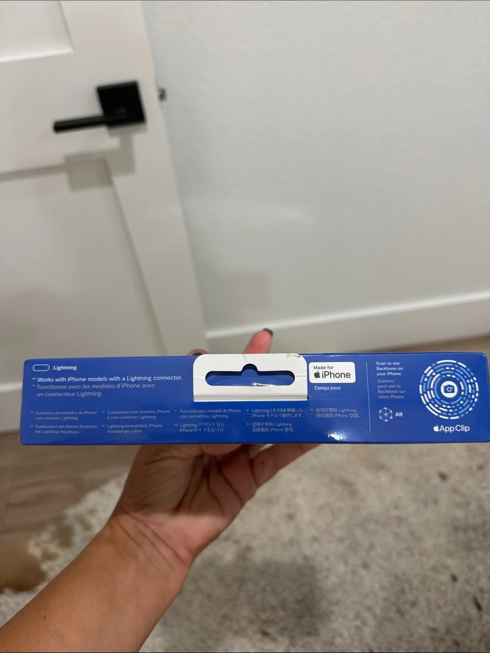 Sony White Backbone One Mobile Controller for iPhone